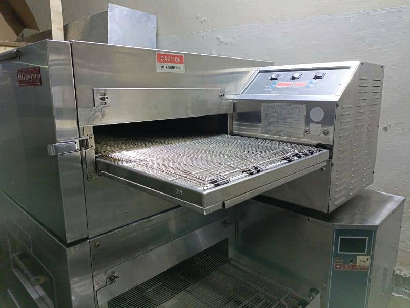 GYSRO conveyor belt pizza oven 18", baking oven, dough mixer available 2