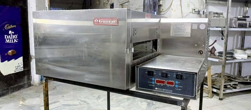 conveyor belt pizza oven GYSRO 18", dough roller, dough mixer availabl 2