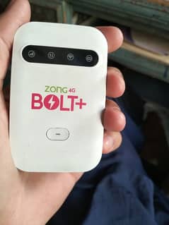 Zong bolt plus 4G pocket wifi Device