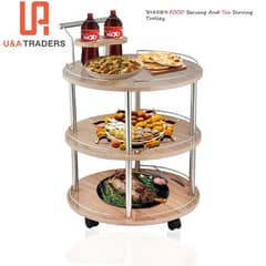 tea trolley/ wooden tea trolley/stylish tea trolley 0