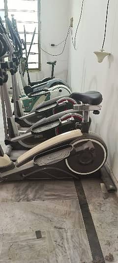 cross trainer upright magnetic airbike elliptical exercise cycle 0