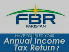 FBR Tax Return Filer 100% secured by professional officer