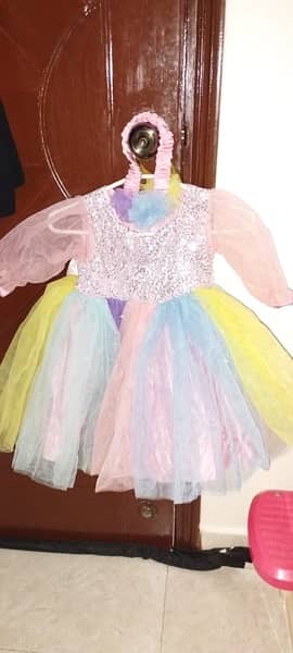 unicorn dress for sister twining 2