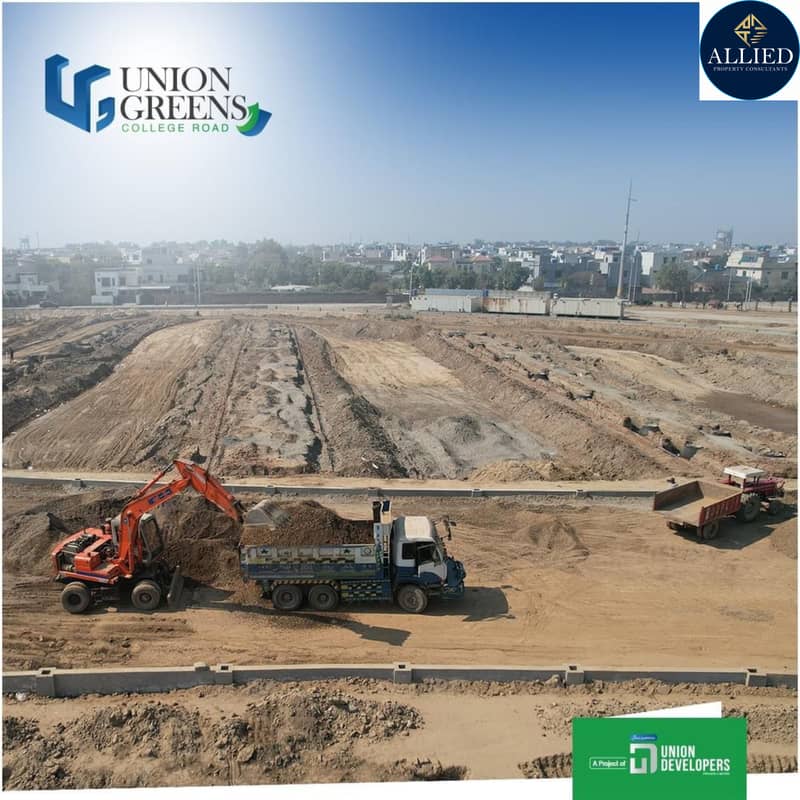 3 Marla plot for Sale at Union Green College Road Lahore 2