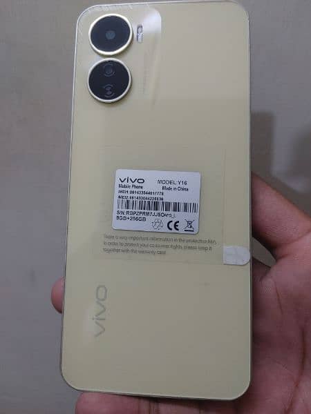 vivo y16 new model side fingerprint home used phone (8/256) gb 0