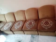 sofa set / L shape sofa / wooden sofa