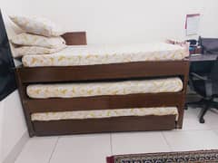 Compact bunkbed for  sale with mattress