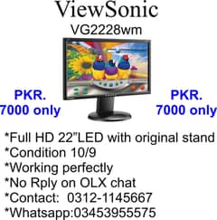 ViewSonic 22" LED