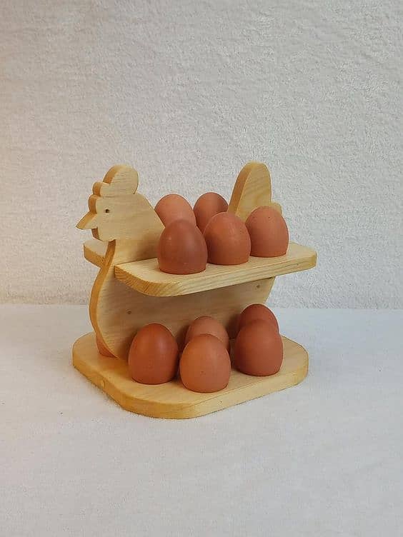 wooden egg holder stand 1
