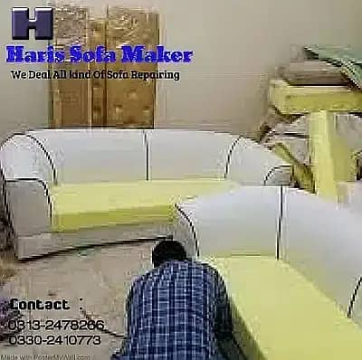 Repairing Sofa| Sofa Maker |Sofa Polish |Fabric Change Sale in karach 16