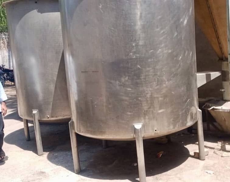 juice mixing & storege tanks 1