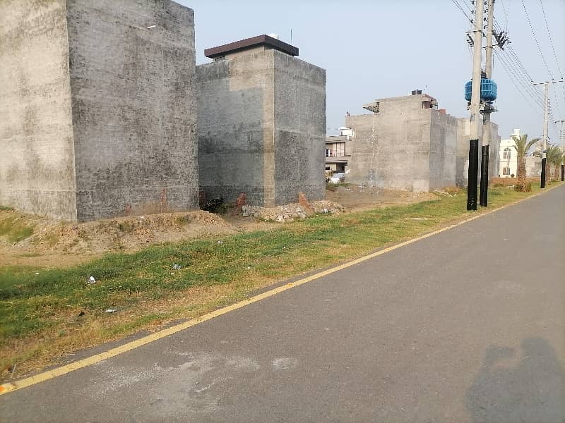 3 marla plot for sale, A1 block AL Hafeez gardens phase 5 main canal road Lahore 5
