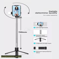 Selife Stick With Led Light Mini Tripod Stand