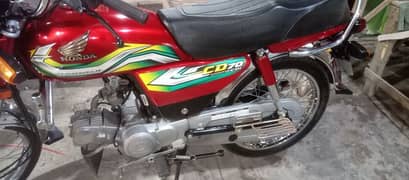 Honda CD 70 Punjab number totally genuine new condition