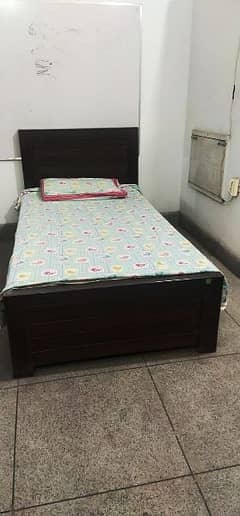 Single bed with Mattress for sale