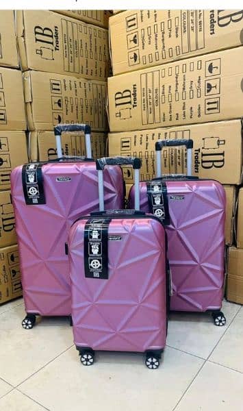 travel bags/luggage bag/fiber suitcase/unbreakable suitcase 2