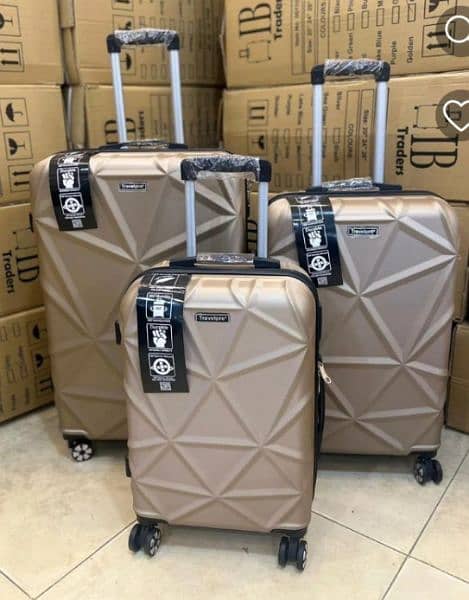 travel bags/luggage bag/fiber suitcase/unbreakable suitcase 4