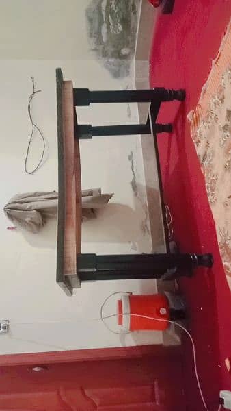 Table | Wooden table | Study table, Good Condition with strong legs 2