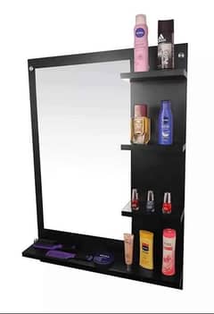 mirror with shelfs available
