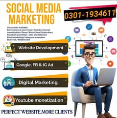 Digital Marketing ,youtube monetization,Web Development,Web Design
