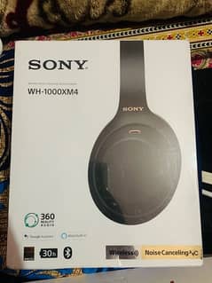 SONY WH-1000XM4 WIRELESS NOISE CANCELLING BLUETOOTH HEADPHONE SET