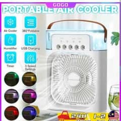 portable air mist spray fan 10" inch size