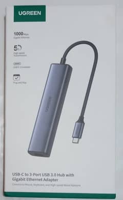 UGREEN USB C , Ethernet & USB 3.0 Adapter