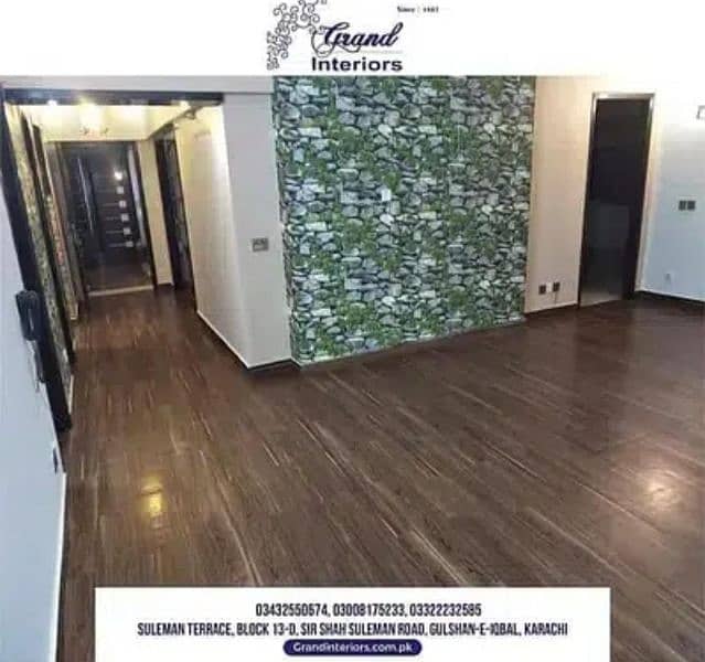 Vinyl flooring wooden flooring laminated pvc spc floor wood floors 0