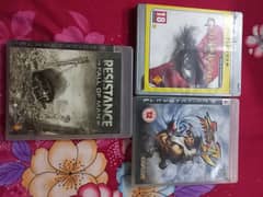 play station 3 street fighter 4 
god of war 3
fall of man