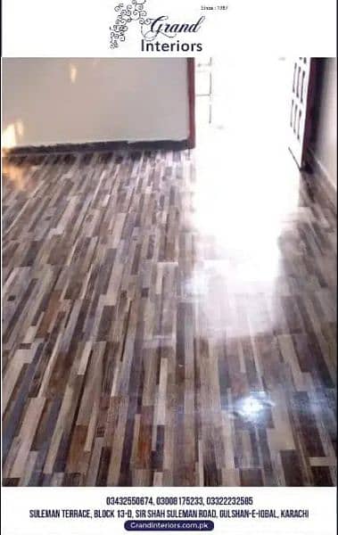 Vinyl flooring wooden flooring laminated pvc spc floor wood floors 1