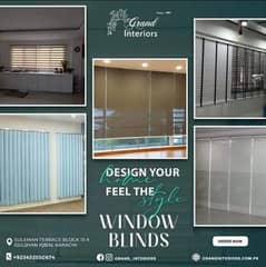 window blinds curtains wooden roller vertical blind by Grand interiors