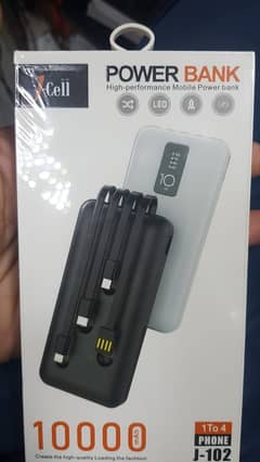 J-cell 10000 mAh Power Bank 5 in 1 Model j-102