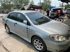 Toyota Corolla 2.0 D saloon 2003 with golden number