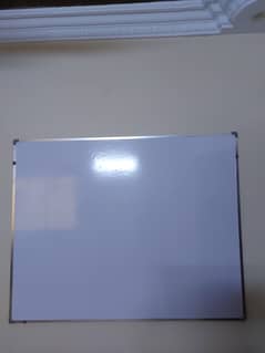 WhiteBoard size 5×4 feet with markers, ink refills and duster