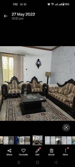 Chinioti Arabic style 7 seater Sofa with Tables