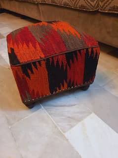 Kilims Wooden Furniture Footrest Stools Im Small Size