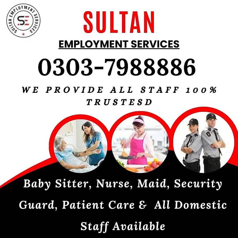 Cook/Maids/baby sitter /Driver/Patient Care/Nanny/Helper Kam wali 1