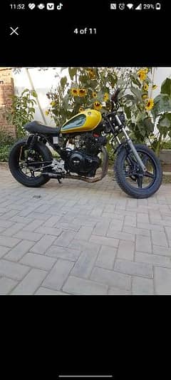 Yamaha xs250 total bike modified