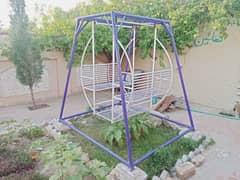 Family double seater swing