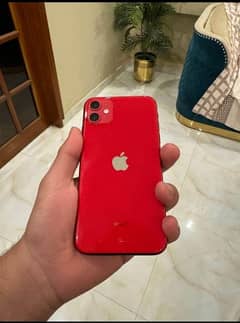 iphone 11 red 64gb with box non pta factory lush condition argent sale