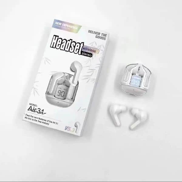 Air-31 Wireless Earbuds (with Pouch and dori) 0