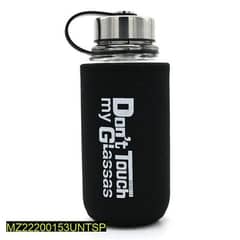 water bottle black