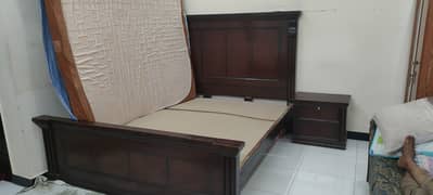 King Size Bed for sale without Mattress