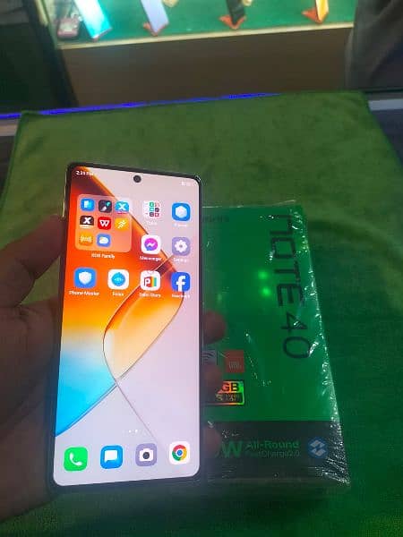 Infinix Note 40, 11 Months waranty, all box, Condition 10 by 10 2
