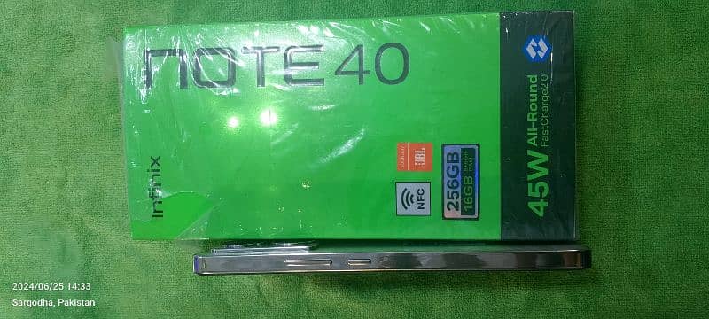 Infinix Note 40, 11 Months waranty, all box, Condition 10 by 10 6