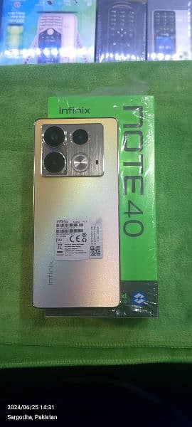 Infinix Note 40, 11 Months waranty, all box, Condition 10 by 10 8
