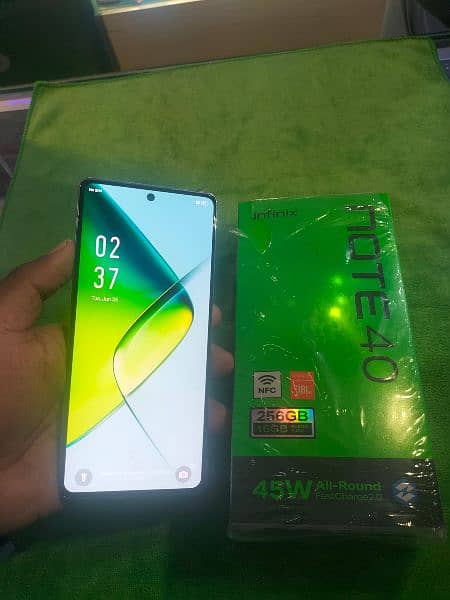 Infinix Note 40, 11 Months waranty, all box, Condition 10 by 10 10