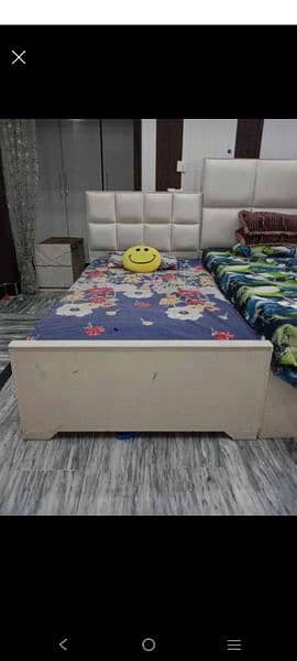 single bed with mattress 0