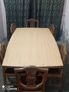 Luxury Dining Table along with 6 Chairs