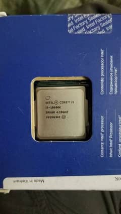 Core i5 10600k Processor only 0